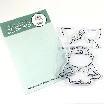 Gerda Steiner Clear Stamps - Hippo in Disguise